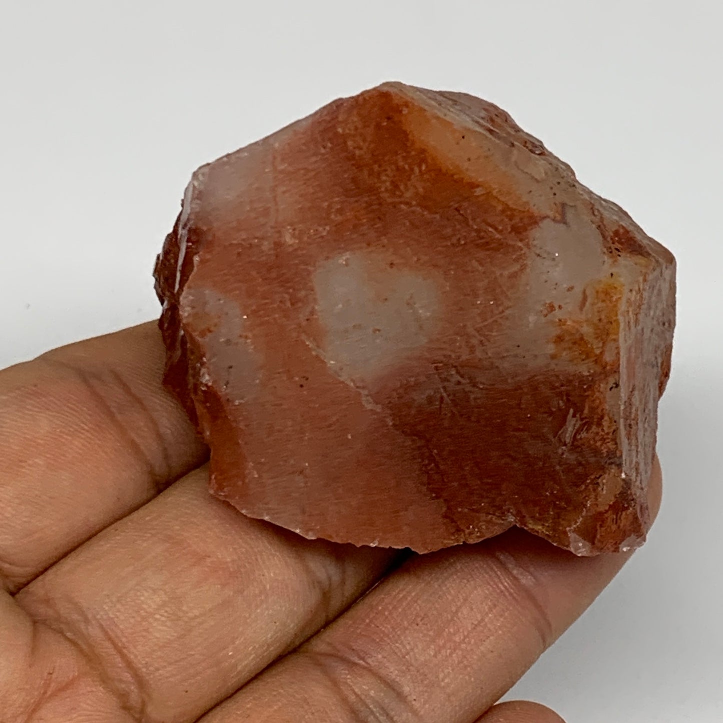 85.1g, 2"x2"x1.4", Natural Red Quartz Crystal Terminated @Morocco, B11430