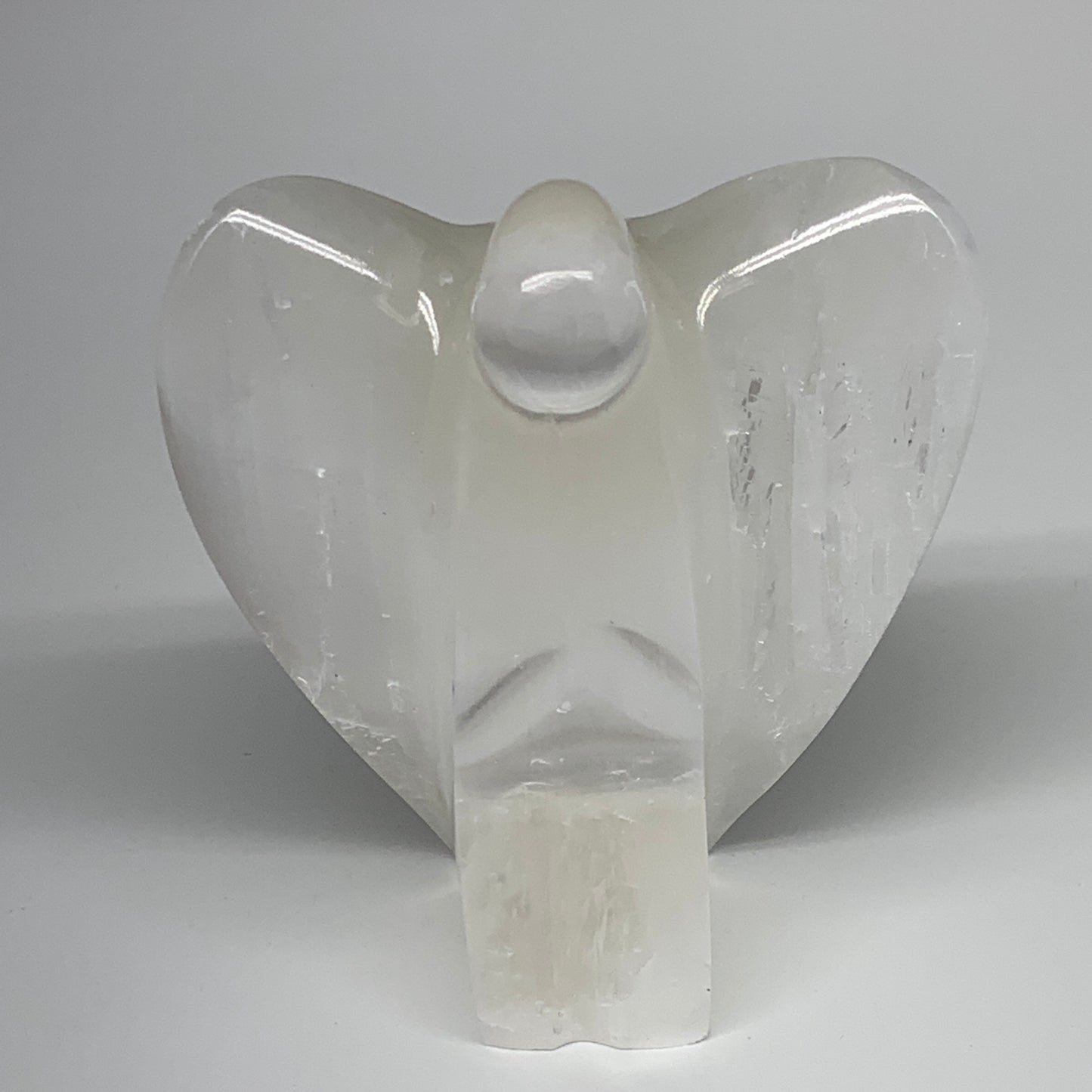 365.2g, 3.9"x3.4"x1.7"Natural Selenite (Satin Spar) Angel Crystal @Morocco,B8927