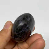 99.9g, 2.1"x1.7"x1.1", Indigo Gabro (Merlinite) Palm-Stone @Madagascar, B17912