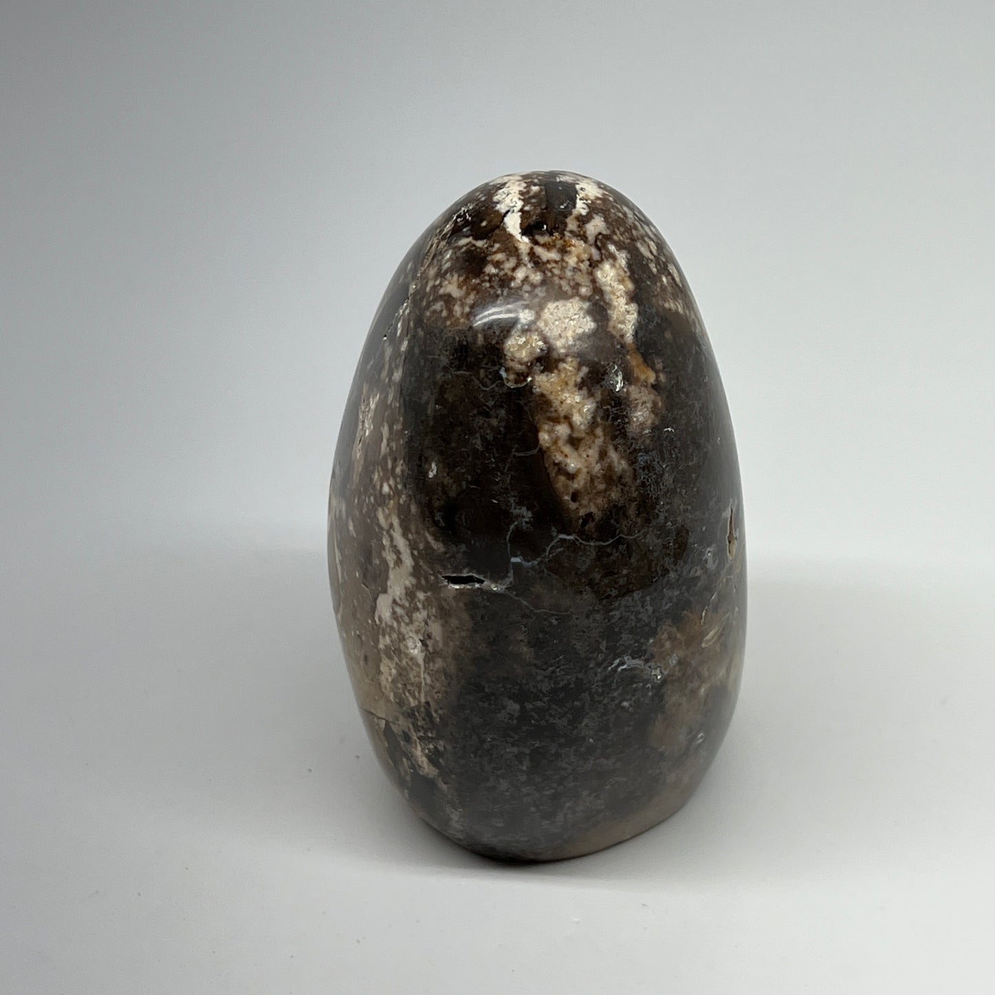 750g,4.4"x3.2"x2.7" Black Opal Freeform Polished Gemstone @Madagascar,B21047