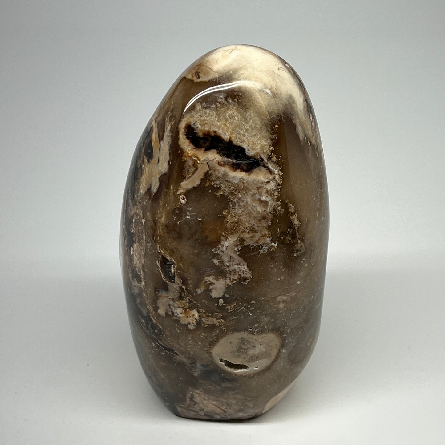 1375g,6"x3.3"x3.1" Black Opal Freeform Polished Gemstone @Madagascar,B21049