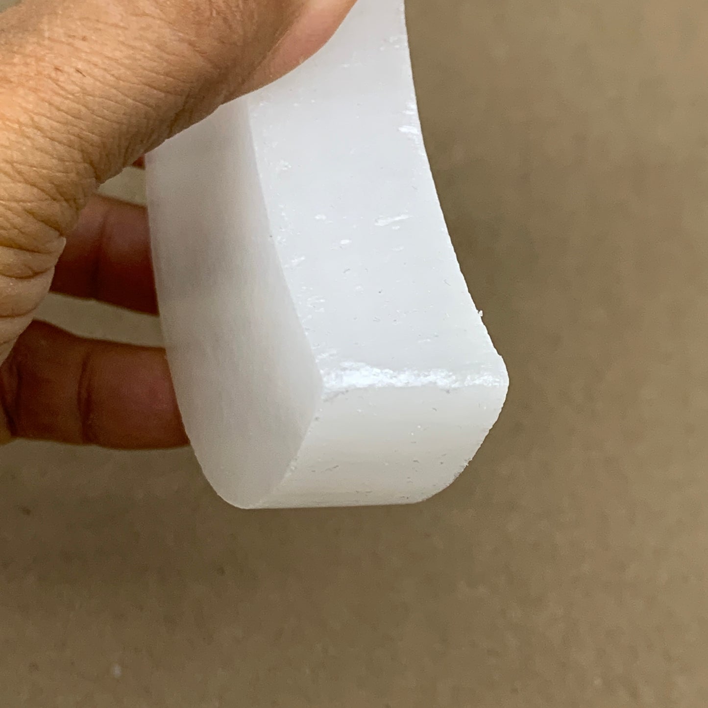 334g, 4.8"x3.6"x0.8",Selenite Crescent Moon Crystal (Satin Spar) @Morocco,B13005