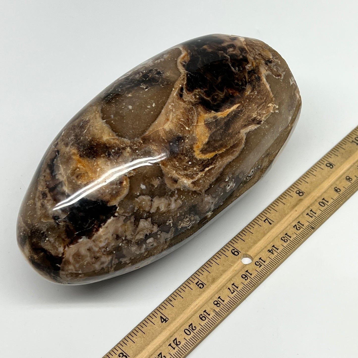 1375g,6"x3.3"x3.1" Black Opal Freeform Polished Gemstone @Madagascar,B21049