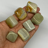 152.8g, 0.9"-1.2", 7pcs, Onyx/Banded Tumbled Stones @Afghanistan, B26706