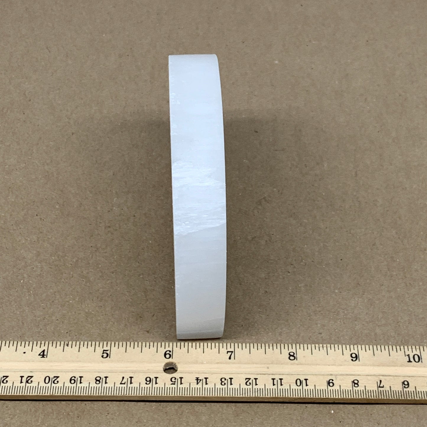334g, 4.8"x3.6"x0.8",Selenite Crescent Moon Crystal (Satin Spar) @Morocco,B13005