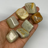 152.8g, 0.9"-1.2", 7pcs, Onyx/Banded Tumbled Stones @Afghanistan, B26706