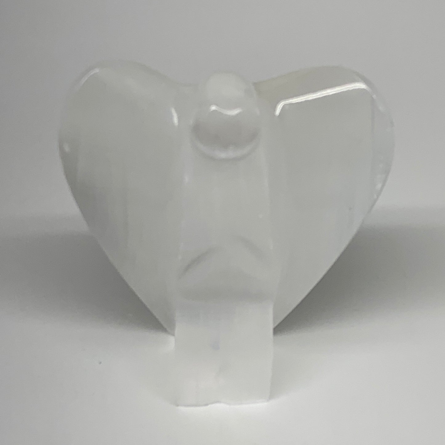 367g, 4"x3.5"x1.7"Natural Selenite (Satin Spar) Angel Crystal @Morocco,B8931