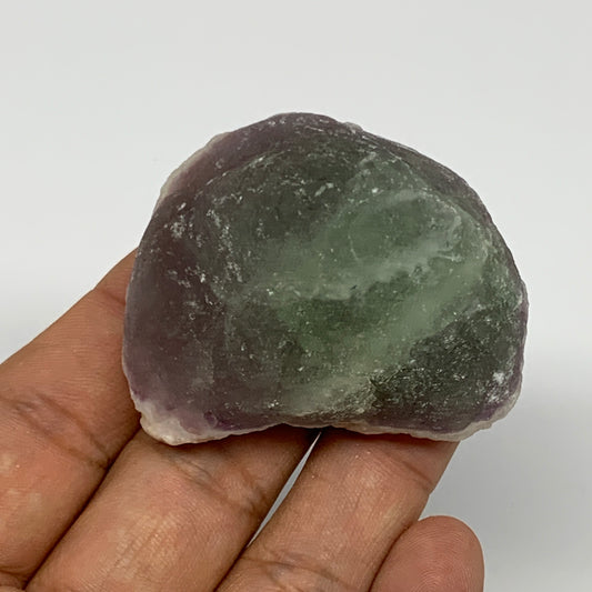 84.5g, 1.9"x1.6"x1.3" Fluorite Tumbled Rough Home Decor @Mexico, B18746