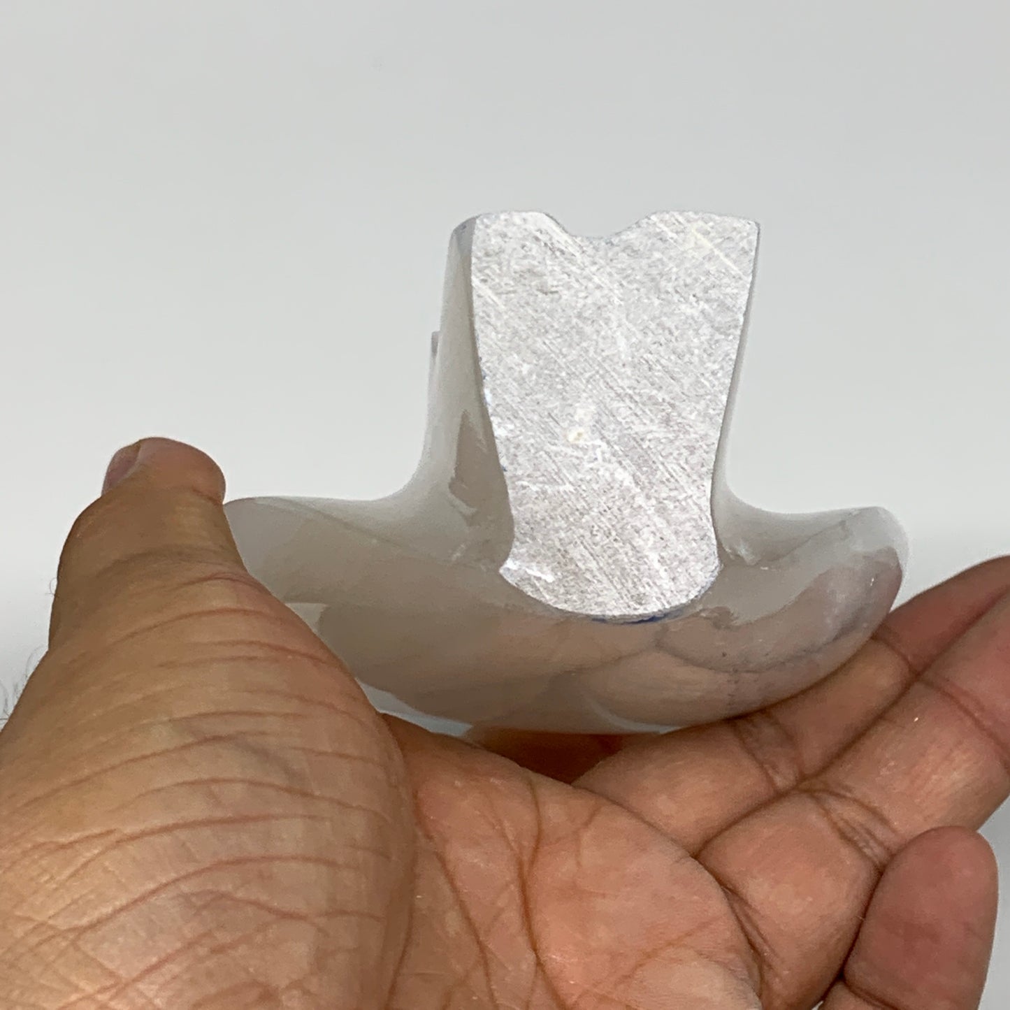 305.3g, 3.9"x3.2"x1.6"Natural Selenite (Satin Spar) Angel Crystal @Morocco,B8934