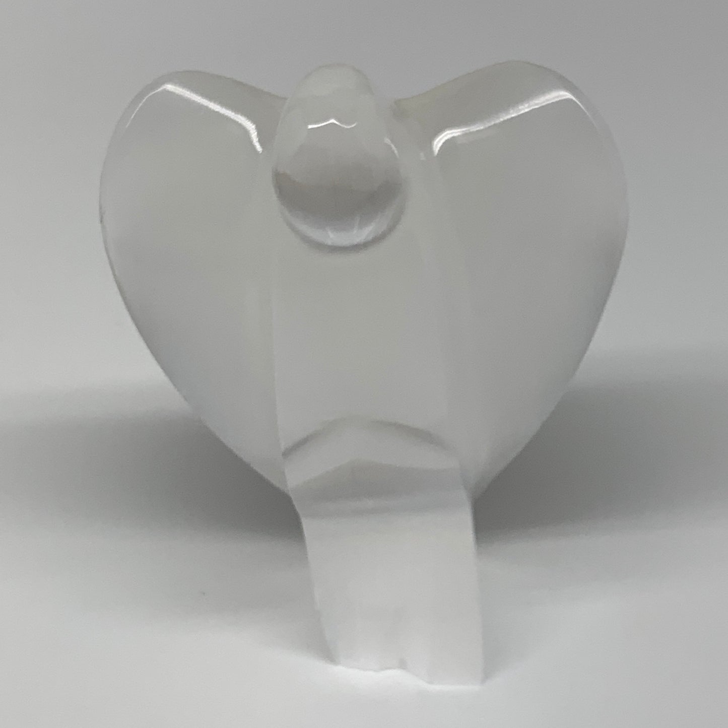 259g, 3.9"x3"x1.5"Natural Selenite (Satin Spar) Angel Crystal @Morocco,B8935