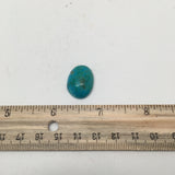 17 cts Natural Oval Shape Flat Bottom Chrysocolla Cabochon From Mexico, CC73 - watangem.com