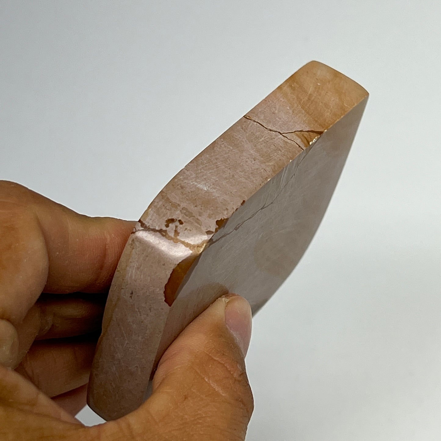 165.3g, 3"x2.1"x0.7" Picture Jasper Rectangle Gemstone Home Decor, B20127