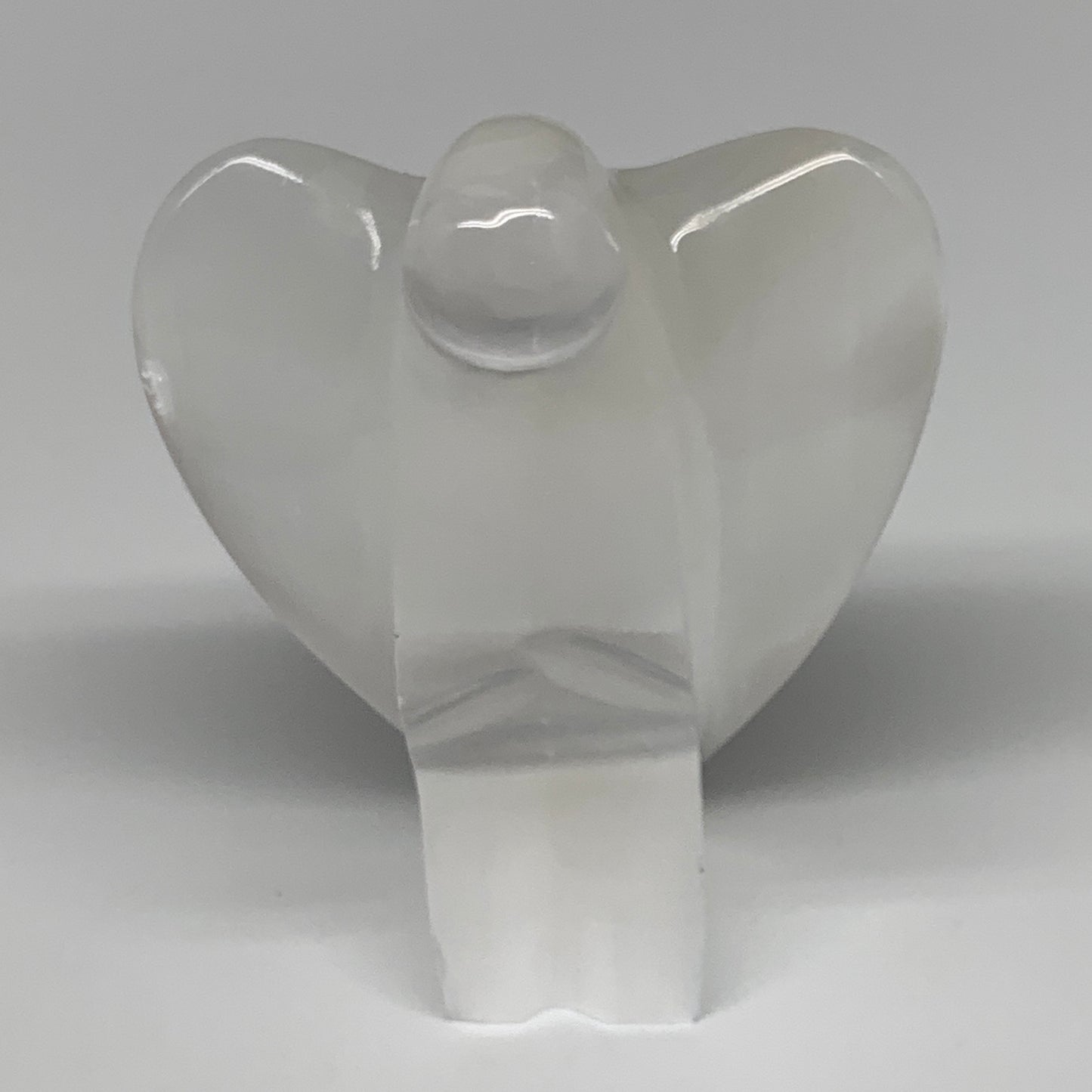 281.7g, 3.9"x3.2"x1.6"Natural Selenite (Satin Spar) Angel Crystal @Morocco,B8940