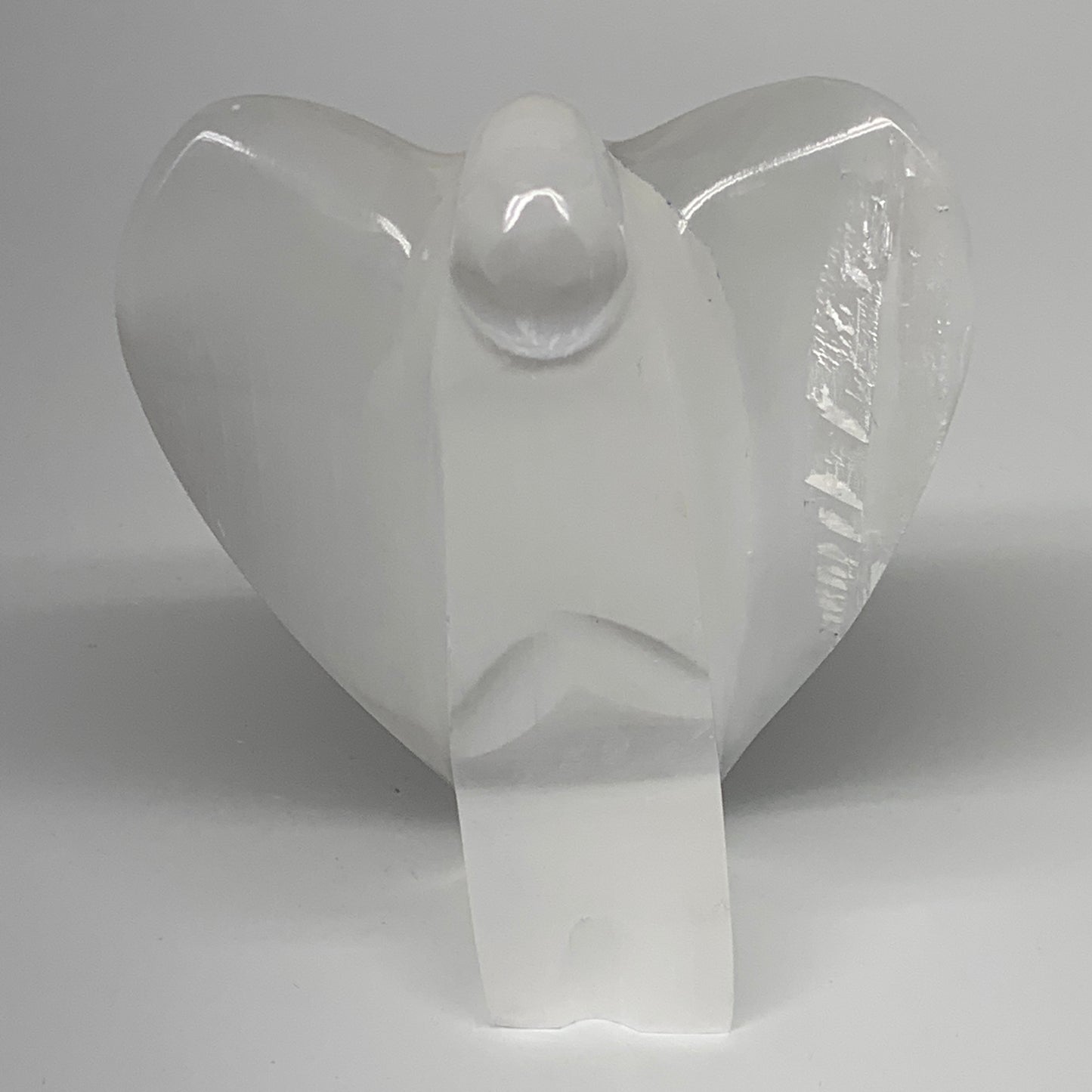 313g, 4"x3.1"x1.7"Natural Selenite (Satin Spar) Angel Crystal @Morocco,B8941