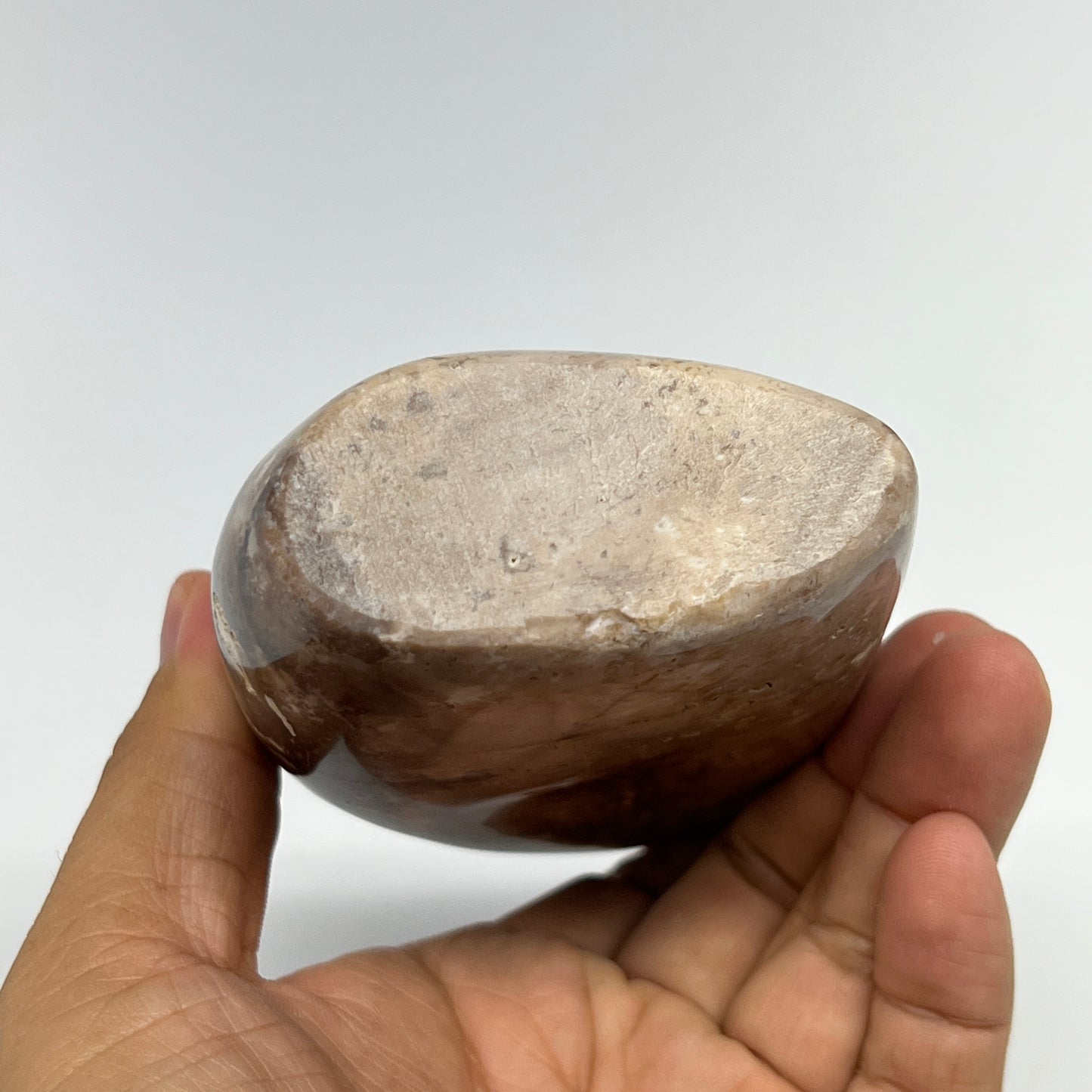 366g,4.4"x2.8"x1.5" Black Opal Freeform Polished Gemstone @Madagascar,B21061