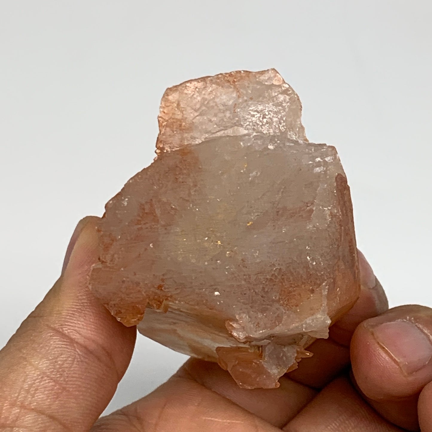 120.6g, 4"x1.7"x1.7", Natural Red Quartz Crystal Terminated @Morocco, B11447