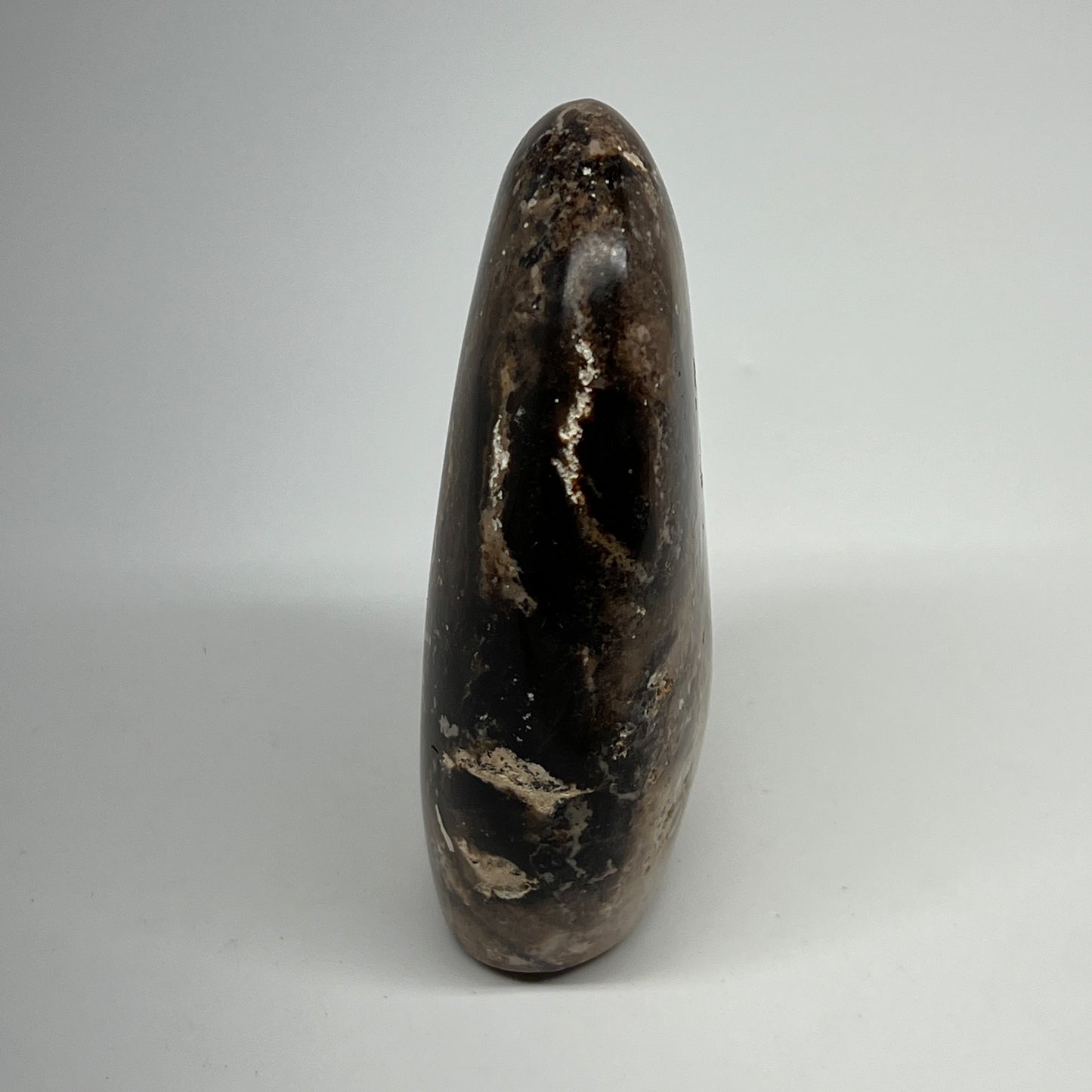 366g,4.4"x2.8"x1.5" Black Opal Freeform Polished Gemstone @Madagascar,B21061