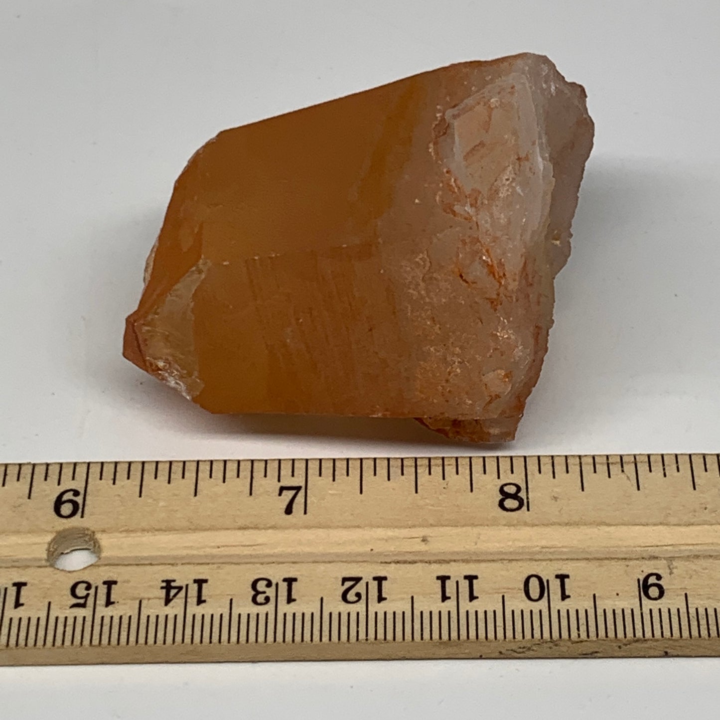 120.6g, 4"x1.7"x1.7", Natural Red Quartz Crystal Terminated @Morocco, B11447
