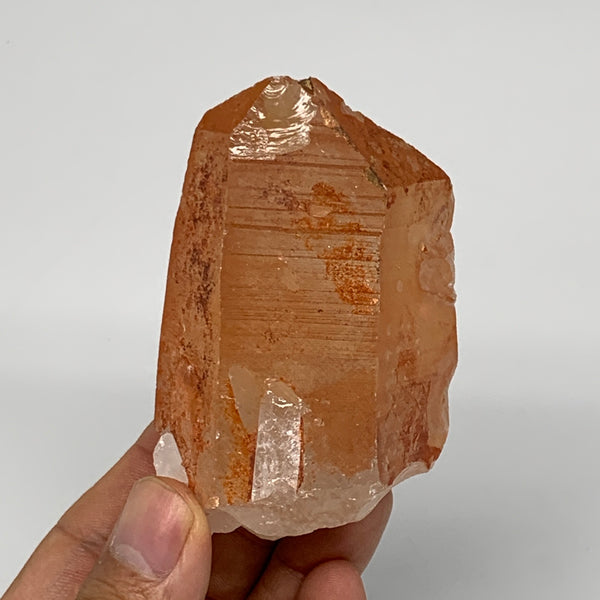 188.9g, 3"x2"x1.5", Natural Red Quartz Crystal Terminated @Morocco, B11448