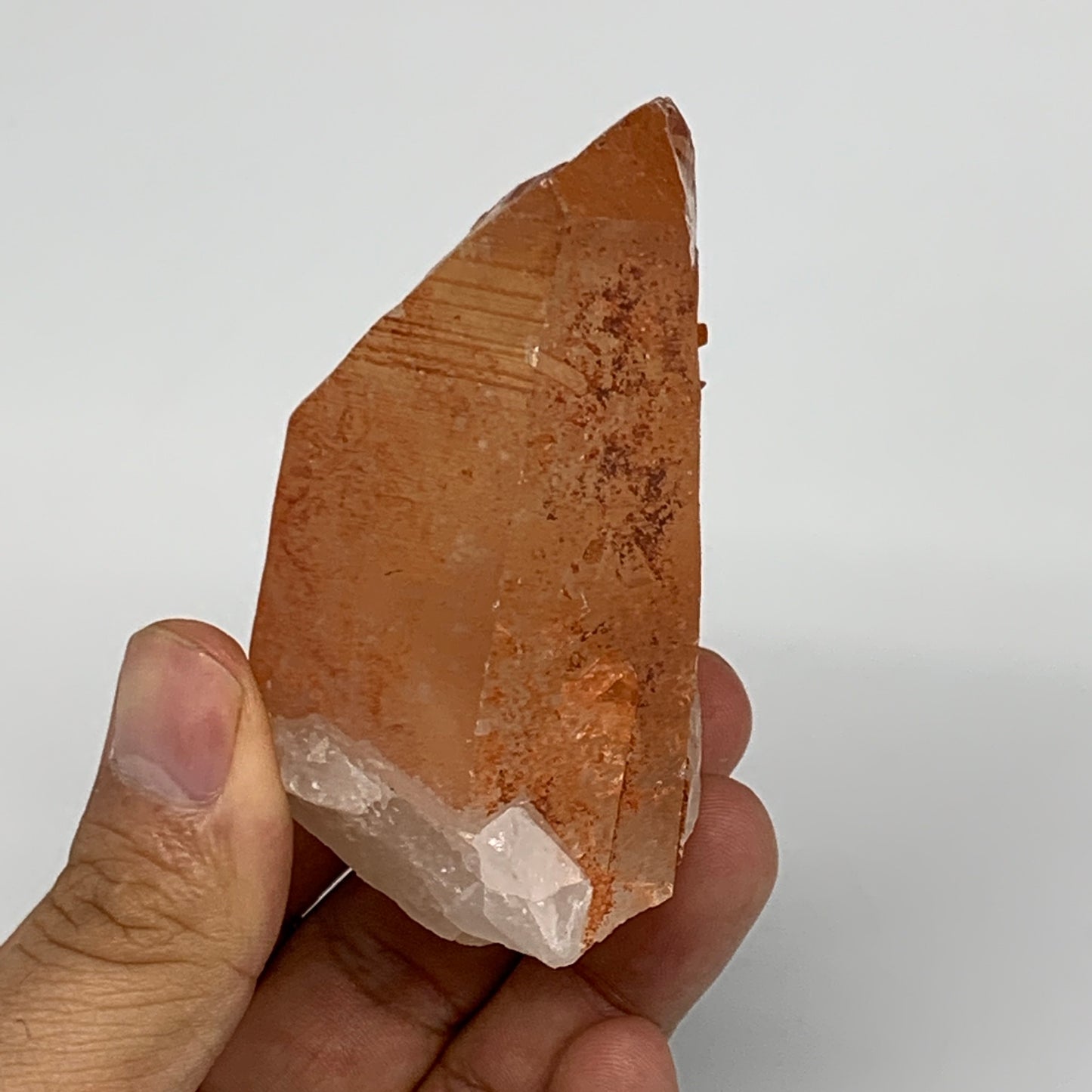 188.9g, 3"x2"x1.5", Natural Red Quartz Crystal Terminated @Morocco, B11448