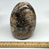 1530g,5.5"x3.8"x3.6" Black Opal Freeform Polished Gemstone @Madagascar,B21063