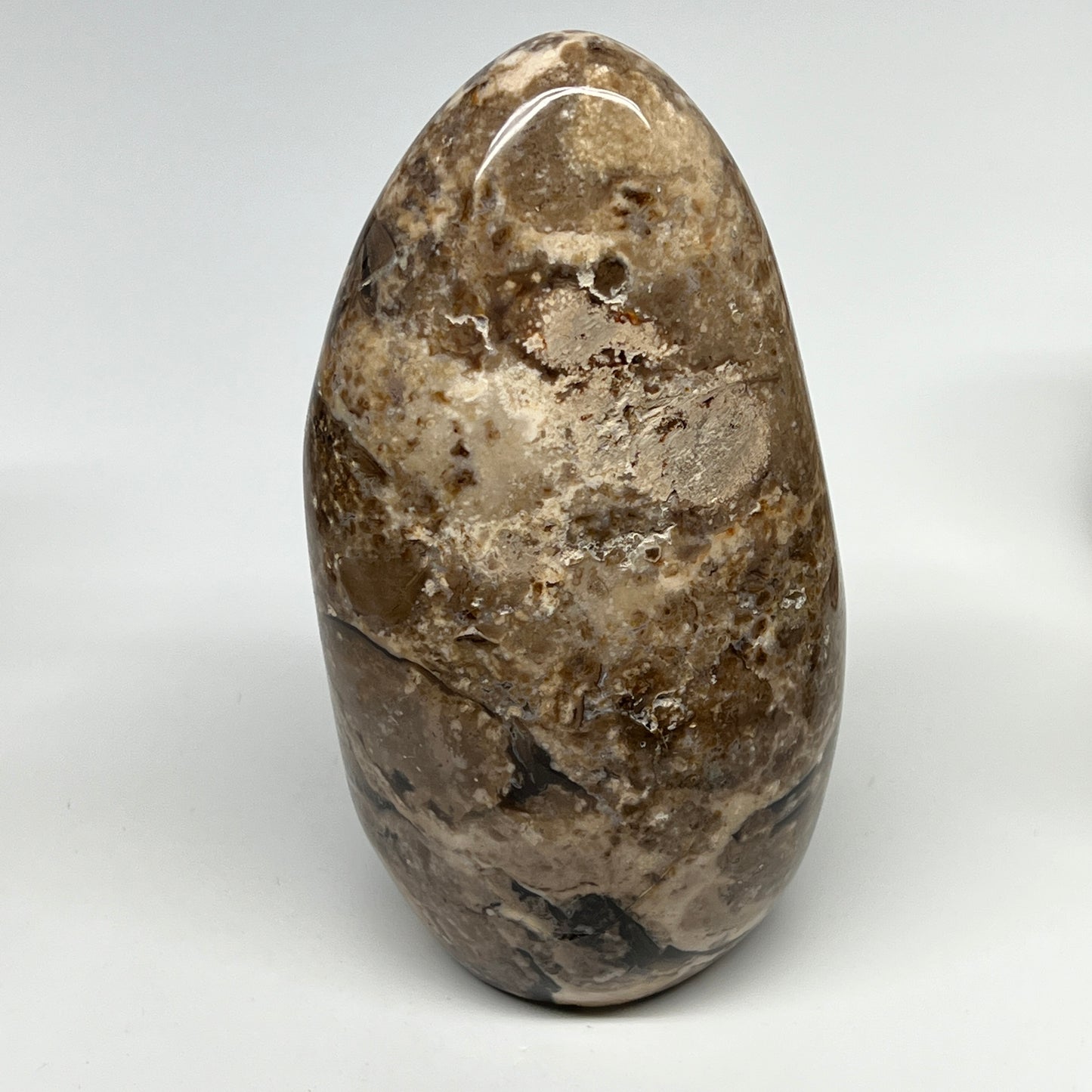 1045g,6"x3.3"x2.8" Black Opal Freeform Polished Gemstone @Madagascar,B21064