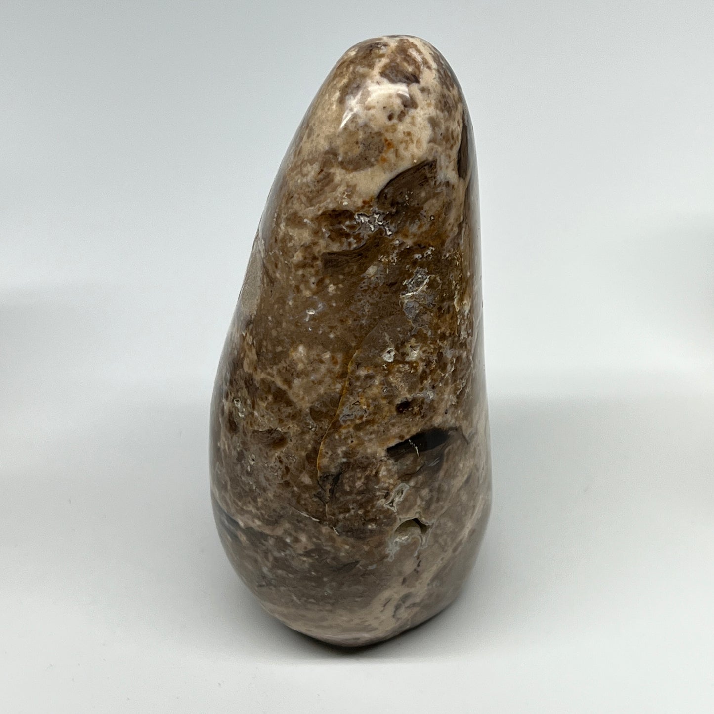 1045g,6"x3.3"x2.8" Black Opal Freeform Polished Gemstone @Madagascar,B21064