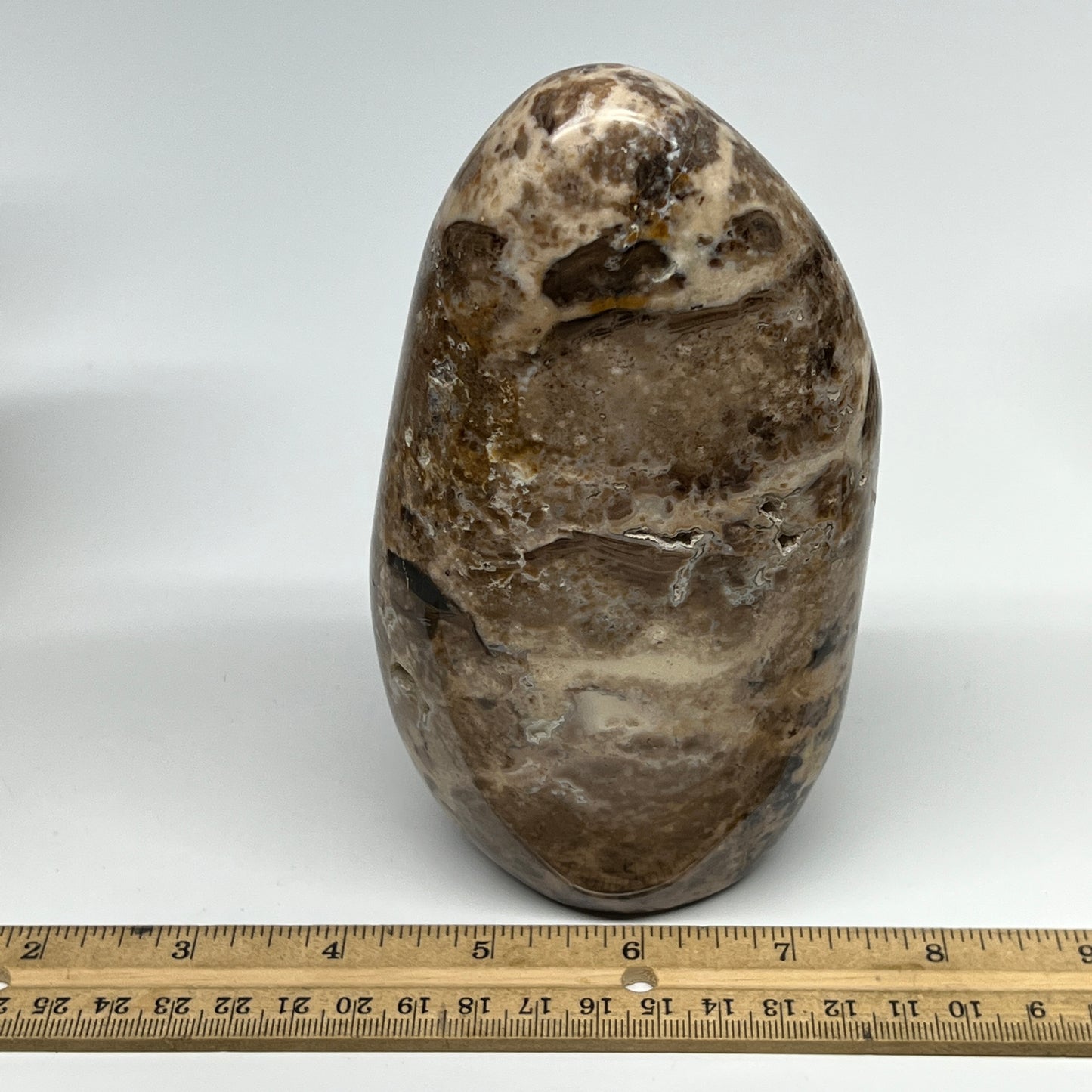 1045g,6"x3.3"x2.8" Black Opal Freeform Polished Gemstone @Madagascar,B21064