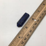 10 Grams, 6-sided Natural Deep Blue LAPIS LAZULI Pencil Wand, 38x14x8mm, BR132 - watangem.com
