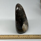 1135g,5.8"x3.8"x2.8" Black Opal Freeform Polished Gemstone @Madagascar,B21069