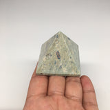 140 Grams,1.7"x2" Natural Gemstone Ruby in Zeosite Pyramid @India, Reiki, MS81 - watangem.com