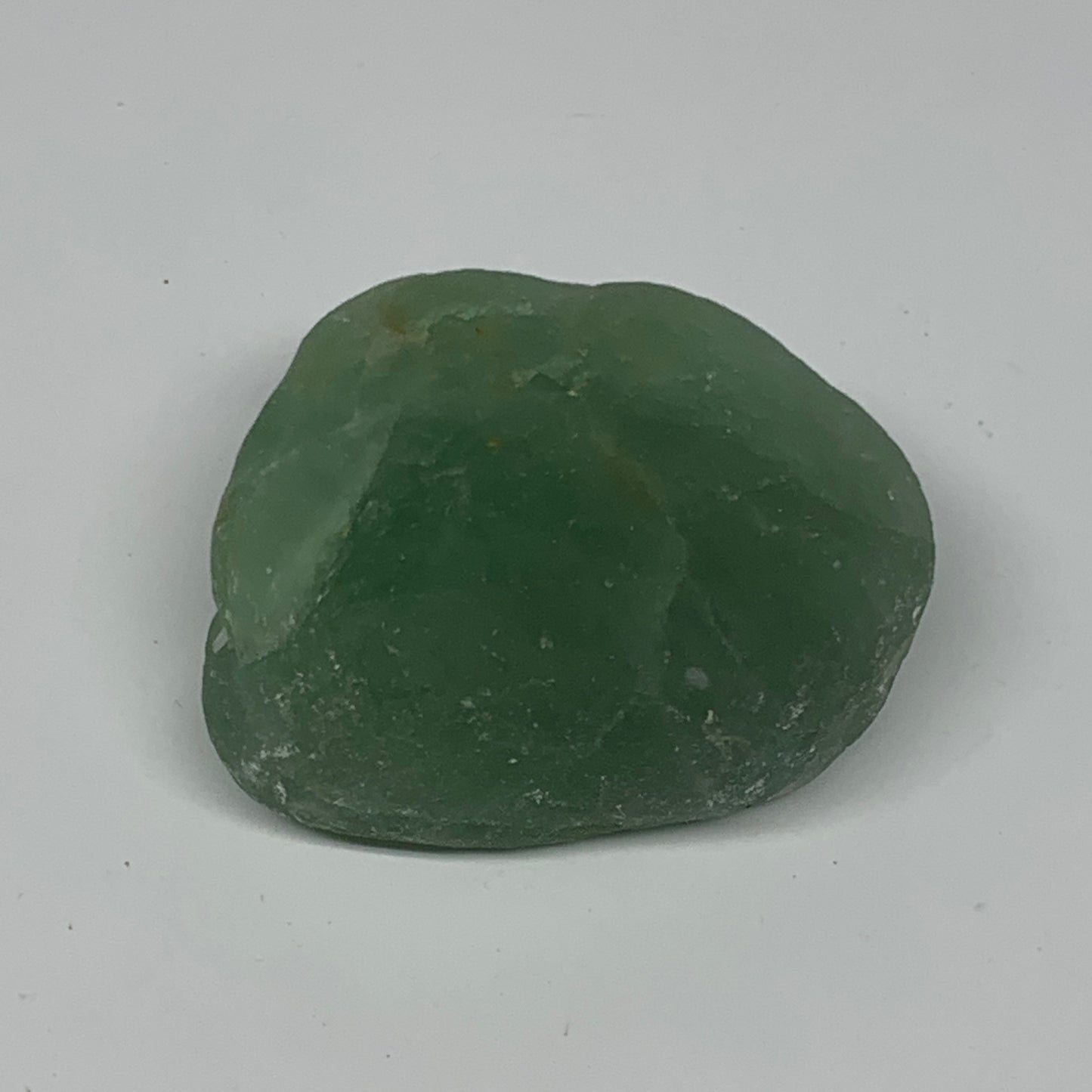 150.2g, 2.3"x1.9"x1" Fluorite Tumbled Rough/Semi- Polished @Mexico, B18691