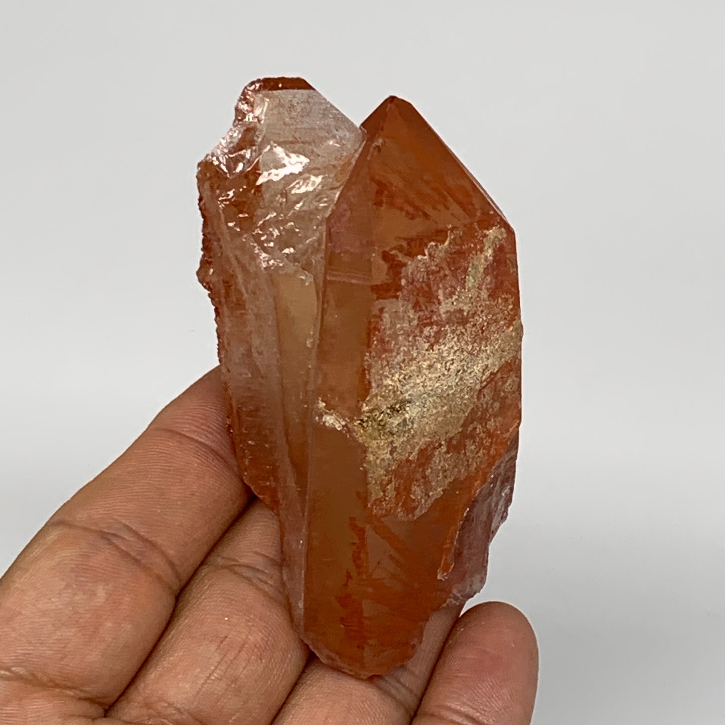100.2g, 3.1"x1.5"x1.2", Natural Red Quartz Crystal Terminated @Morocco, B11460