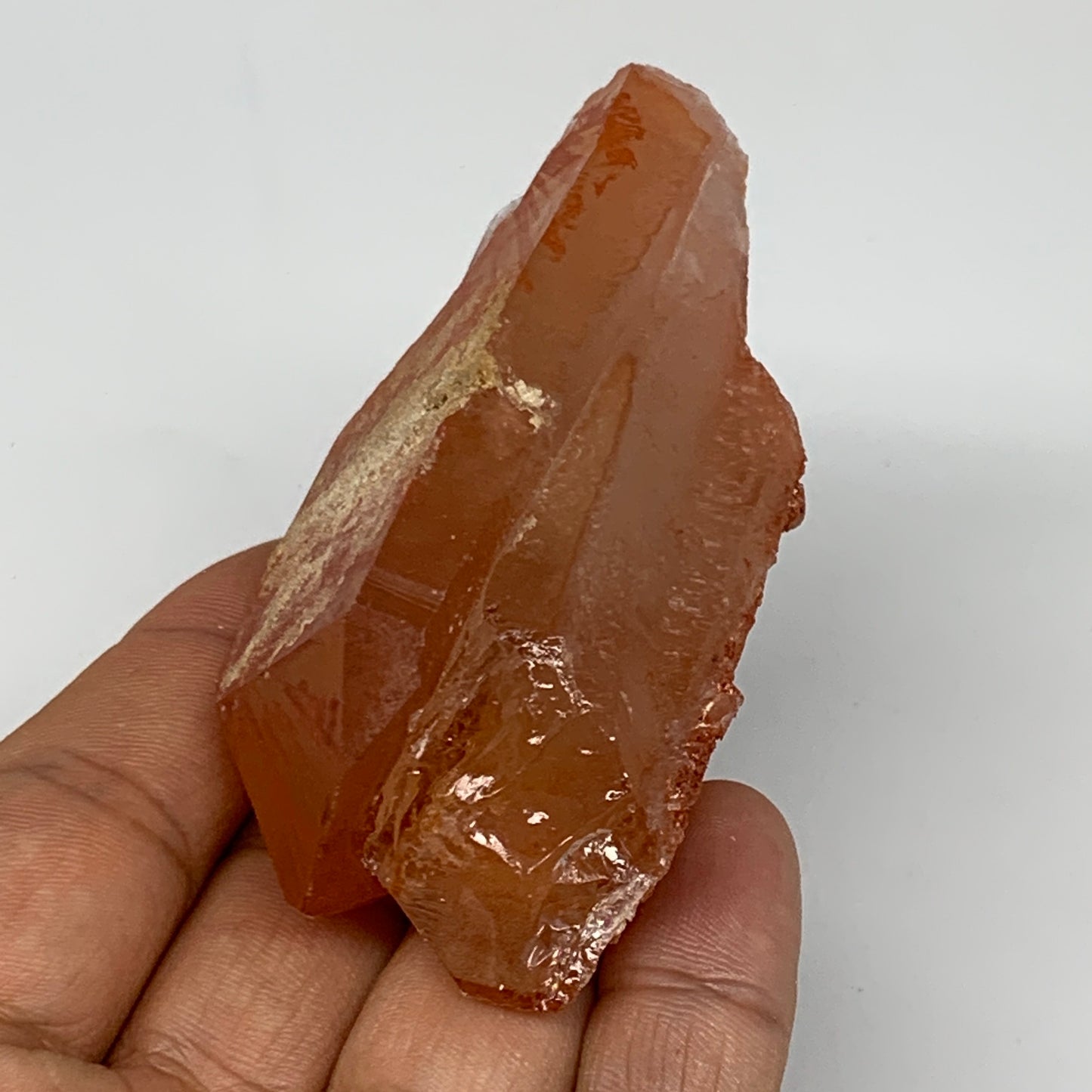 100.2g, 3.1"x1.5"x1.2", Natural Red Quartz Crystal Terminated @Morocco, B11460