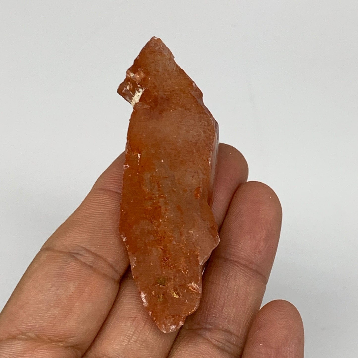 29g, 2.7"x1"x0.7", Natural Red Quartz Crystal Terminated @Morocco, B11461