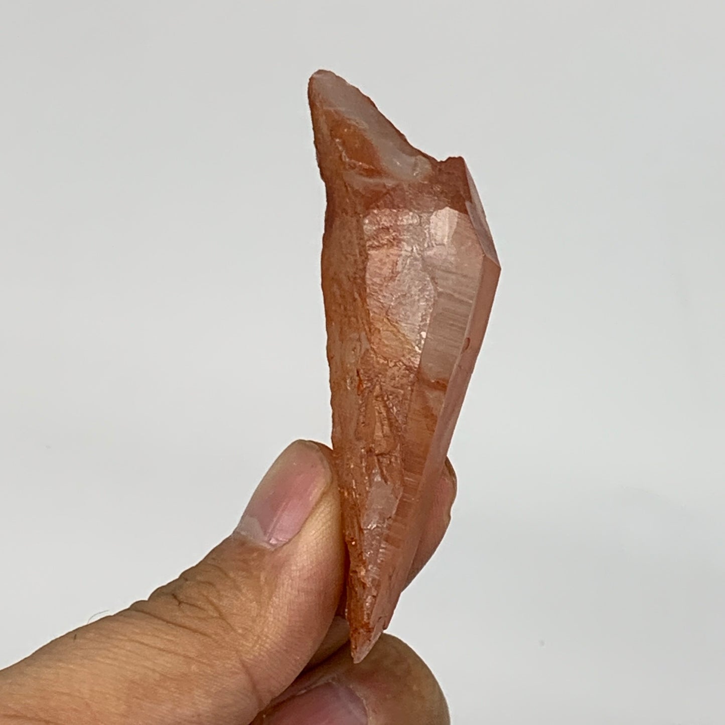 29g, 2.7"x1"x0.7", Natural Red Quartz Crystal Terminated @Morocco, B11461