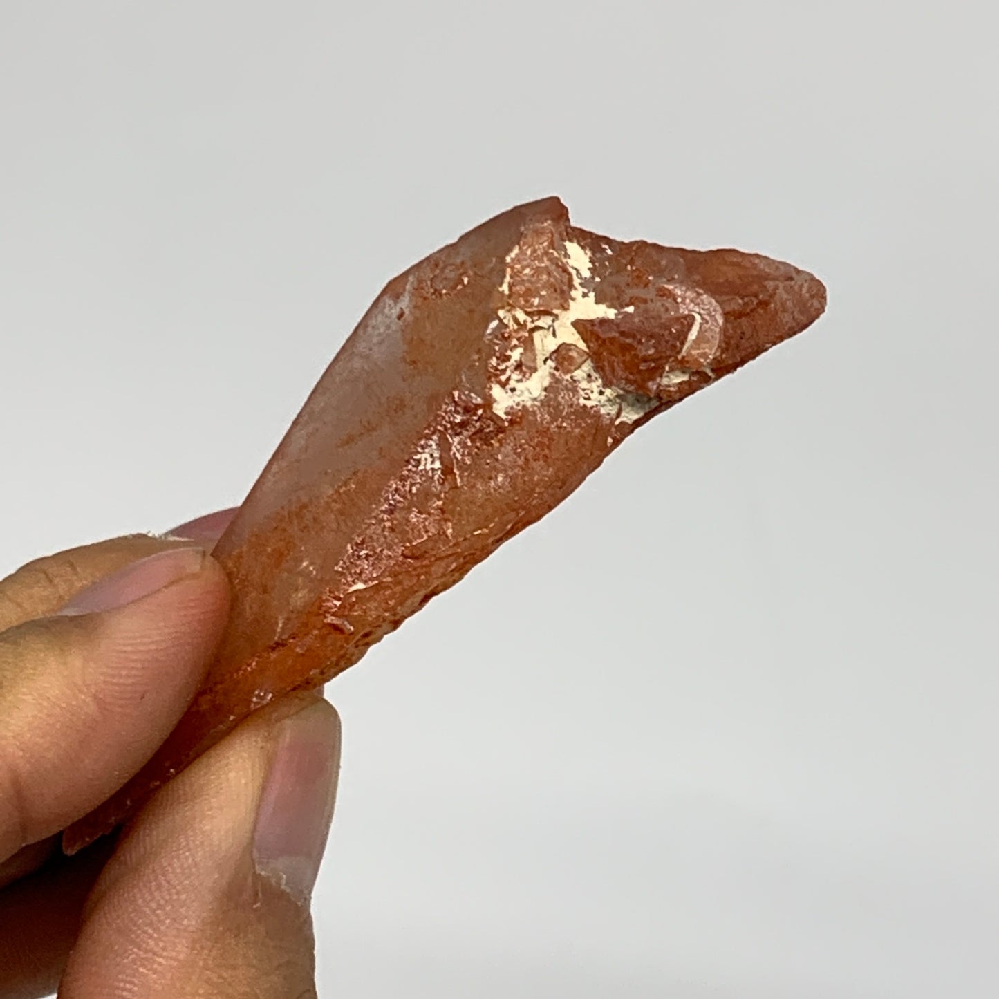 29g, 2.7"x1"x0.7", Natural Red Quartz Crystal Terminated @Morocco, B11461