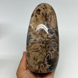 1330g,7"x3.4"x2.9" Black Opal Freeform Polished Gemstone @Madagascar,B21075