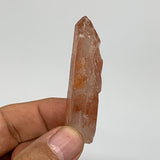 26.7g, 2.4"x0.9"x0.6", Natural Red Quartz Crystal Terminated @Morocco, B11464