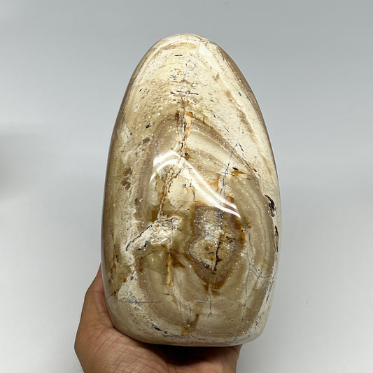 1550g,7.8"x4.2"x3" Black Opal Freeform Polished Gemstone @Madagascar,B21077