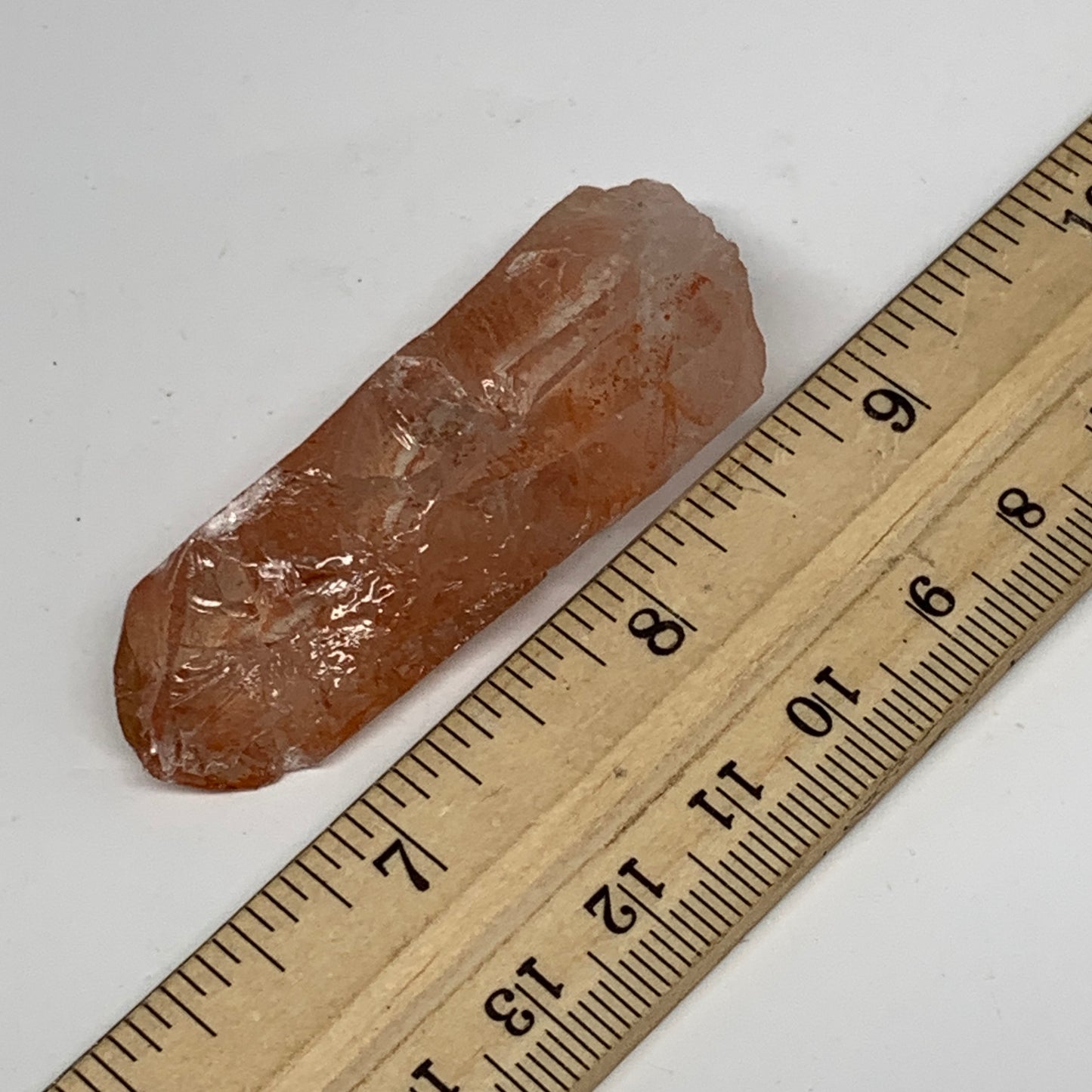 26.7g, 2.4"x0.9"x0.6", Natural Red Quartz Crystal Terminated @Morocco, B11464