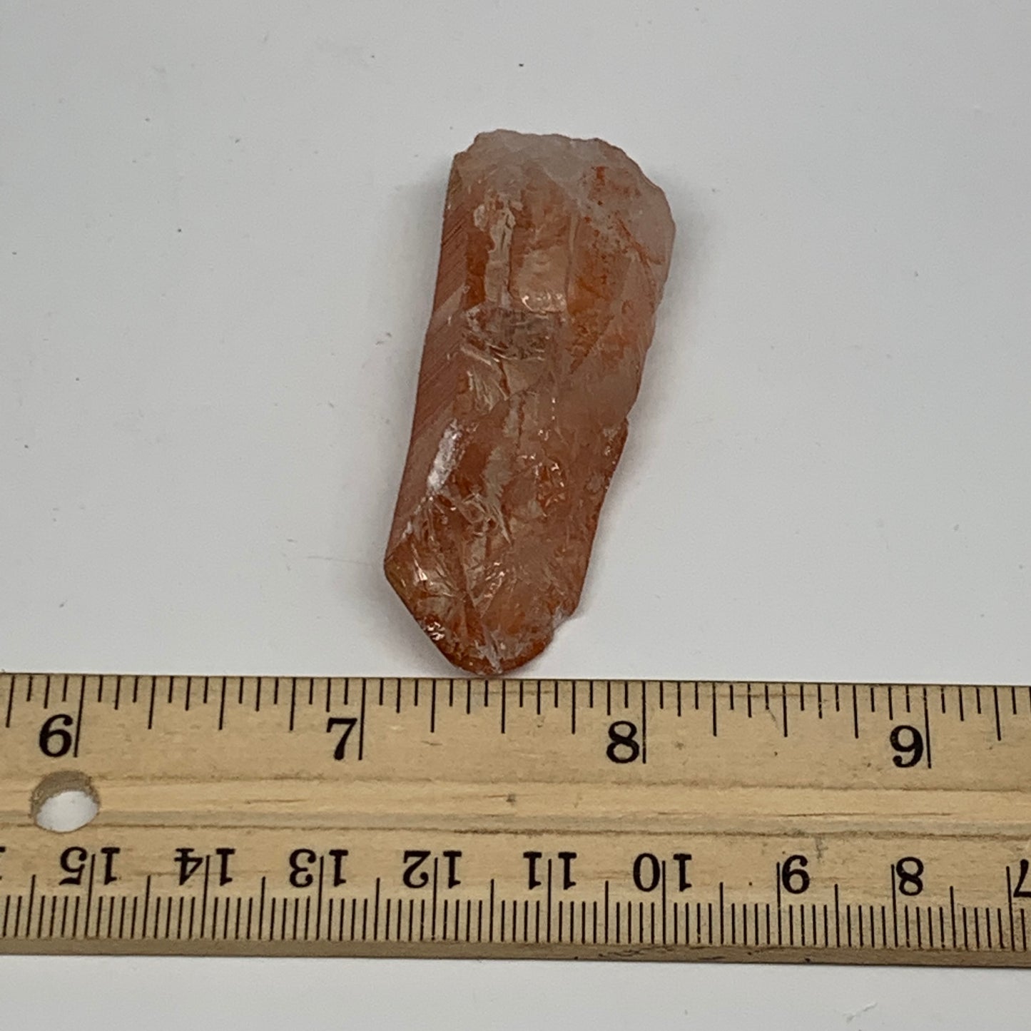 26.7g, 2.4"x0.9"x0.6", Natural Red Quartz Crystal Terminated @Morocco, B11464