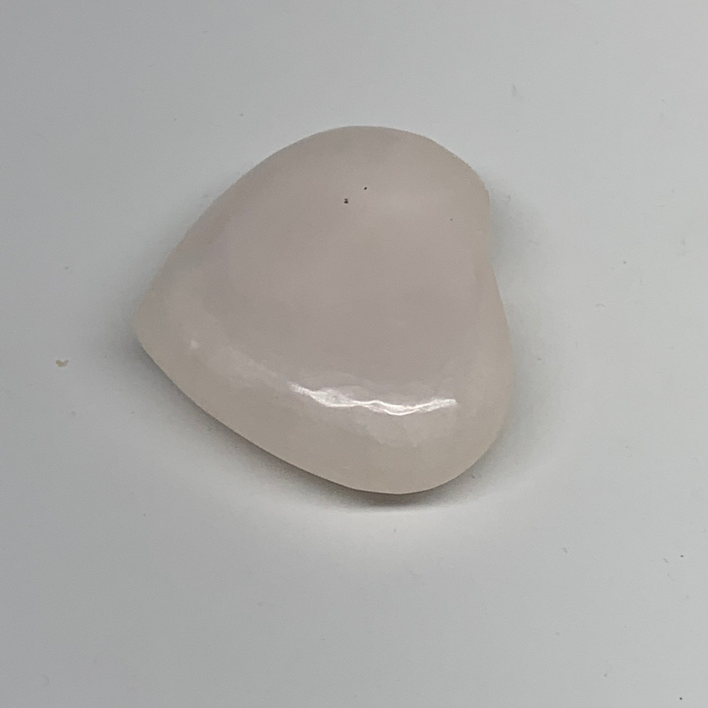 119.6g, 2.1"x2.5"0.9" Fluorescent Pink Mangano Heart Gemstones @Afghanistan, B24