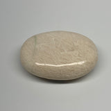 90.5g,2.4"x1.7"x0.9" White Moonstone Crystal Palm-Stone Polished Reiki, B21965