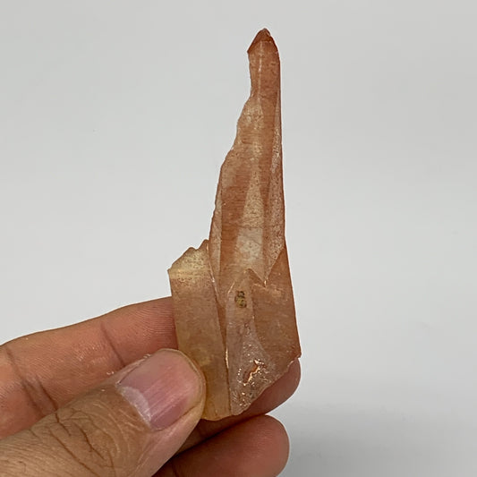 29.3g, 2.9"x1"x0.9", Natural Red Quartz Crystal Terminated @Morocco, B11470