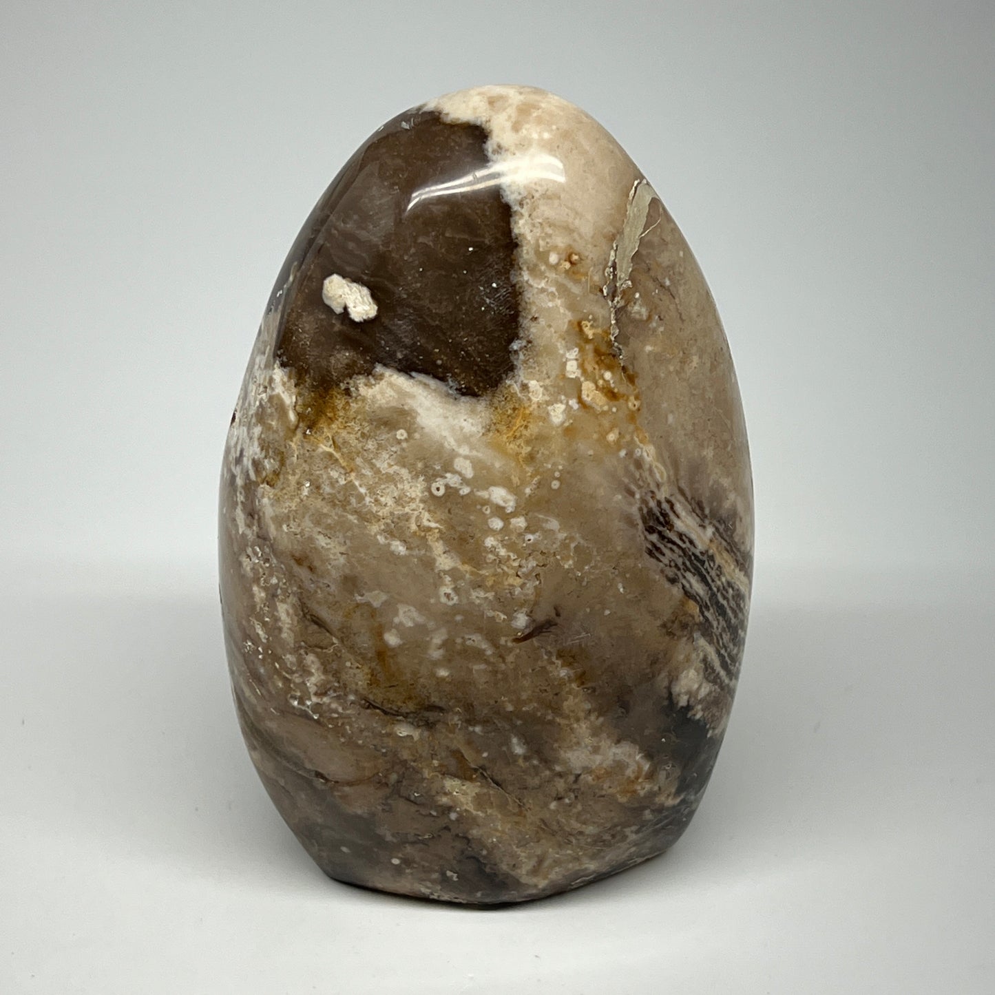 890g,5.3"x3.4"x2.3" Black Opal Freeform Polished Gemstone @Madagascar,B21082