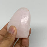 133.1g, 2.3"x2.6"x1.1" Fluorescent Pink Mangano Heart Gemstones @Afghanistan, B2