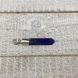 12cts,30mm x 7mm x 4mm,Lapis Lazuli Pendant Sterling Silver @Afghanistan,FP141