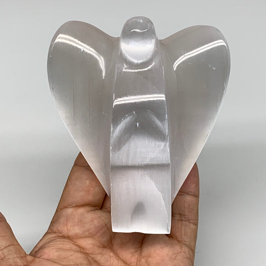 345.5g, 4"x3.4"x1.7"Natural Selenite (Satin Spar) Angel Crystal @Morocco,B8972