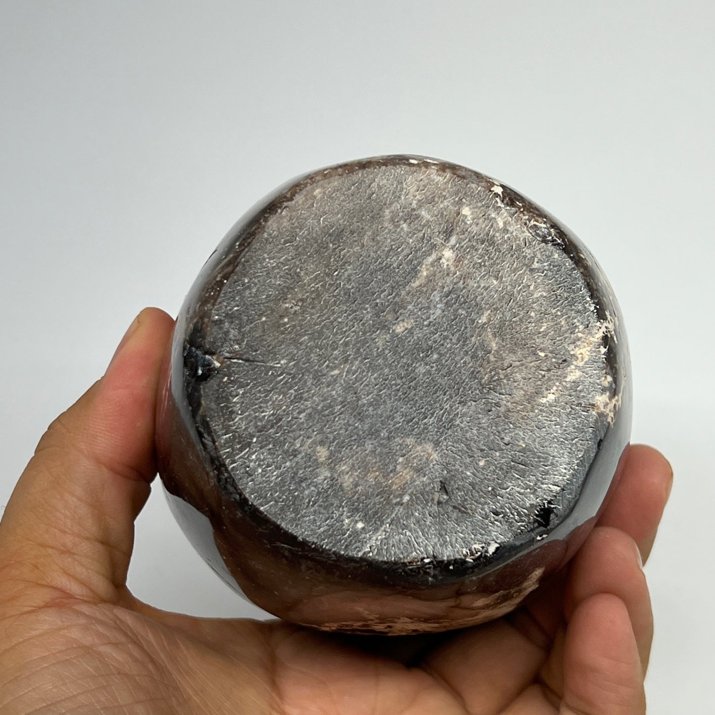 945g,4.8"x3.3"x3.1" Black Opal Freeform Polished Gemstone @Madagascar,B21089